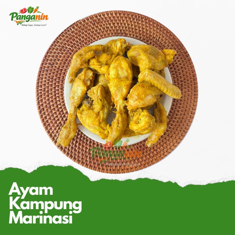 Ayam Kampung Bumbu Kuning Oke Chicken 600-700 gram