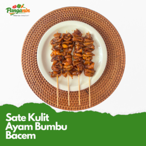 Sate Kulit Ayam Bumbu Bacem 450-550 Gram