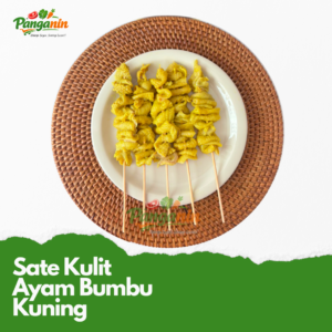 Sate Kulit Ayam Bumbu Kuning 450-550 Gram